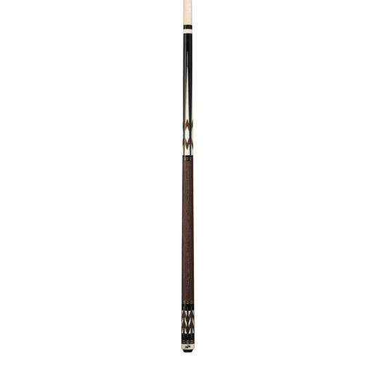 Dufferin Black & Brown Cue with Embossed Leather Wrap - photo 2