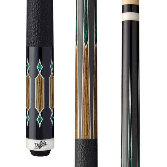 Dufferin Malachite Crown Cue with Embossed Leather Wrap - photo 1