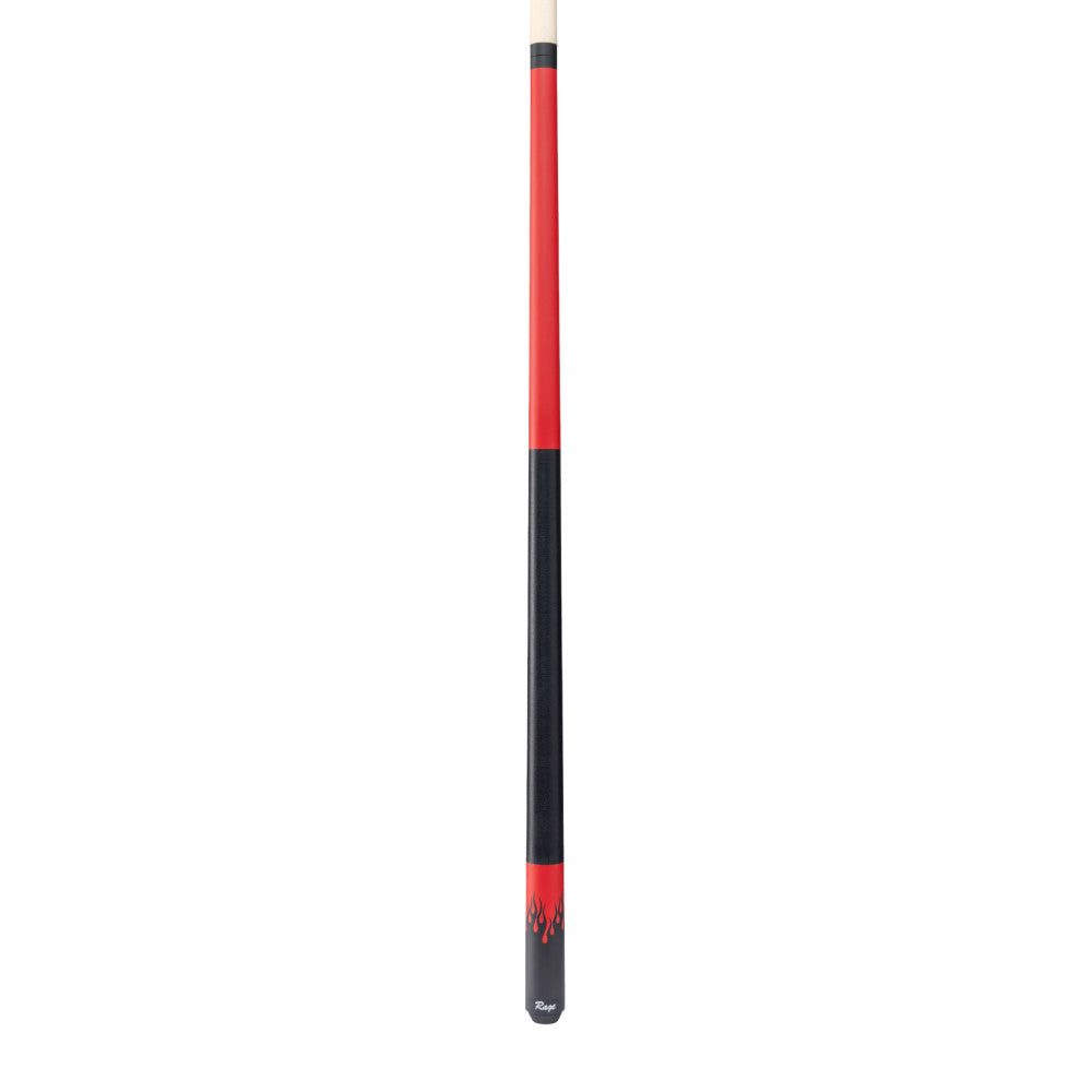 Rage Orange Flames Cue with Black Linen Wrap - photo 2